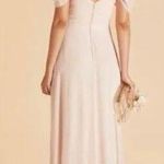 Birdy Grey Devin Convertible Dress Chiffon Pale Blush Pink Size XS Bridesmaid Photo 1
