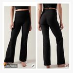 Athleta  Salutation Stash Rib Flare Pants Black Photo 1