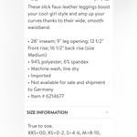 BP . Faux Leather Leggings Photo 3