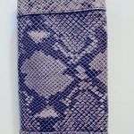 Cole Haan Snakeskin Silver Grey Leather Wristlet Clutch Photo 1