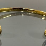 Monica Vinader Green Onyx Siren Cuff 18k Gold Vermeil Photo 0