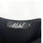 Motel Rocks Chanista Slit Leg Mini Dress S Black Photo 6