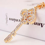 Boutique Shiny Rhinestone Key Bag Charm Keychain Photo 0