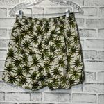 Briggs New York ‎ Green Leaf Print Women's Cargo Shorts Photo 4
