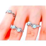 Boutique Opal Ring, Adjustable Ring, 925 Silver Statement Ring, Women Photo 12