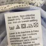 J.Crew  Daisy-chain peplum top puff sleeves blue and white size Photo 9