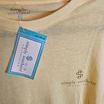 Simply Southern  Life Is A Journey Light Yellow Tee With Hippie Pink Camper Van Photo 2