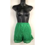 Ottod'Ame Green Eyelet Palazzo Pants Wide Leg Cutout Detail w/ Bloomers Size 8 Photo 8