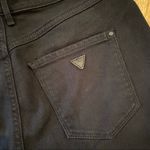 Guess  - Denim Fray Hem Shorts in Black Photo 7