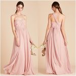 Birdy Grey  Grace Convertible Chiffon Dress In Rose Quartz Photo 0
