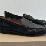 Madewell  The Nye Penny Loafer in True Black, Size 9.5 Photo 0