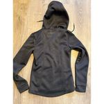 AUBRION XXS Gray Jacket Hooded Full Zip Fleece Equestrian Coat Grey Photo 2