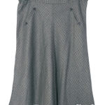 Gerard Darel Wool Knee Length Tan HoundsTooth Academia Skirt 46 Photo 0