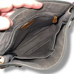 Fossil Vintage  Womens Crossbody Purse Handbag Multicolor Stripes Coated Canvas Photo 8