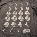 Star Wars  moons grayish black long sleeve top size XL Photo 1