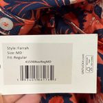 UNTUCKit Women's NWT Orange/Blue Floral Stretch Cotton Farrah Midi Dress Size M Orange Size M Photo 8