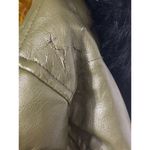 Men's Olive Green Jacket Robert Phillipe Jacket Removeable Fur Hood Size XL Photo 6