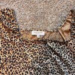 Hayden Cheetah Print Button Up Top. Can also be Worn off Shoulder. Size Medium Photo 5