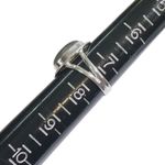 Sterling Silver 925  Labradorite Cable Style Frame Oval Shape Ring Sz 7.5 Photo 5