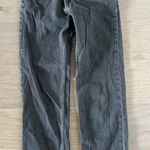 Levi's Women's  Low Pro Straight Leg Jeans Size 24 Black Grey Distressed Photo 0