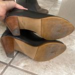 Frye Vintage black Leather Pull On Tall Heeled Boot Sz 6M C3666cuff or tall Photo 6