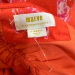 Maeve Anthropologie  Lobster Print Faux Wrap Dress XS Pockets Lined Cotton Photo 2