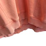 Aerie Women's Oversized V-Neck Collared Sweatshirt Orange Size M Photo 9