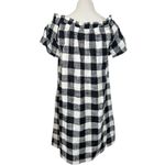 Corey Lynn calter gingham plaid xs mini dress Black Photo 2