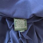 Ralph Lauren Navy Blue Ruched Sleeveless Rhinestone Stretch Sheath Dress Size 4 Photo 11