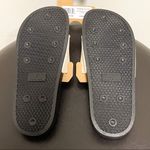 Rae Dunn  Black Ivory Be Kind Slides NWT 8 *minor discoloration* Photo 6