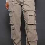 Pretty Little Thing Straight Leg Cargo Pants High Waisted  Photo 0