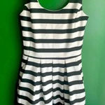 Bethany Mota CLEARANCE!‎  Black White Stripe Pleated Dress Size XS EUC Photo 0