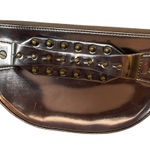 Alexander McQueen  Metallic Silver Clutch Photo 0