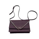 Kate Spade  Maroon Crossbody Bag with Gold Chain Strap. Photo 0