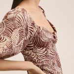 Mango New  MNG Printed mini dress with balloon sleeves, size S, size US 4 Photo 10