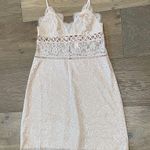 Victoria's Secret Victoria Secret's Dream Angels Blush Pink Shimmer Lace Slip Dress Size Small Photo 0