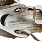 Donald Pliner Esther Leather Espadrille Sandal 10 Copper Metallic Snake Photo 4