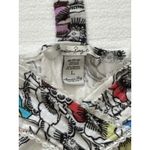 American Rag  Cie Womens Large Babydoll Y2K Sleeveless Multiprint‎ Artsy Photo 1