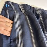 Lane Bryant Lane Bryant The Laney Blue Stripe Crop High Rise With Power Pockets Size 28 Photo 4