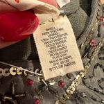 Anthropologie  RAGA Hanna Beaded Moss Green Swing Dress Size M Photo 8