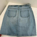 AG Adriano Goldschmied  womens Lula braided light wash denim pencil skirt Photo 8