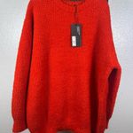Future Collective | Vibrant Red Women's Crew Neck Sweater Size XXL Photo 0