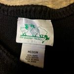 Quacker Factory  Black Snowman Sequined Long Sleeve Sweater Womens Size Medium Photo 3