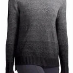 Athleta  Sunset 100% Merino Wool Grey Ombre Mock Sweater Size S Photo 0
