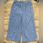 Athleta  Women’s Size 4‎ Lt Blue Farallon Heathered Wide Crop Pant Photo 4