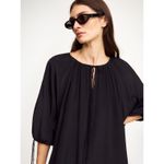 By Malene Birger Lily Black Maxi Dress Oversized Silk Blend NWT Size 2 Photo 11