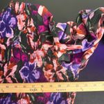 Terra & Sky Plus Size Midi Dress Smocked Peasant Size 20W 22W Floral Cotton BOHO Photo 10