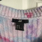 H&M Boho Baggy Custom Tie Dye Cable Knit Sweater Photo 3