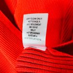 Milly Cross Front Long Sleeve Knit Red Gold Buttons Sweater Top Shirt Size M Photo 12