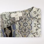 J.Jill Floral Gauze Boho 3/4 Sleeve Tunic Short Dress Size MP Photo 1